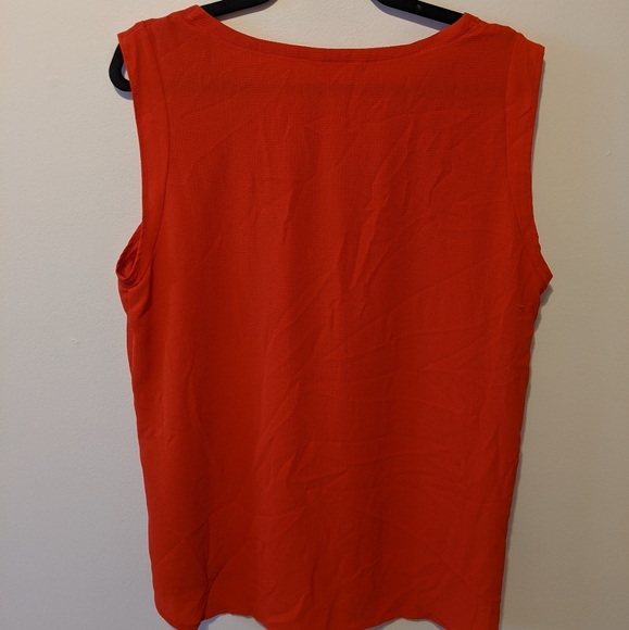 Red tank blouse- Joe Fresh XL - Picture 2 of 3